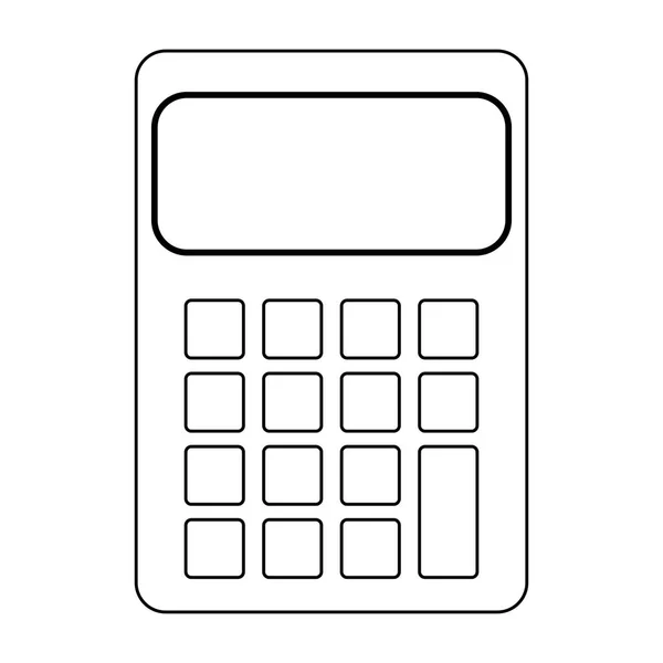 Ícone do dispositivo calculadora — Vetor de Stock