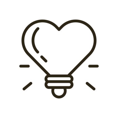 Ampullü mutlu sevgililer günü kalbi