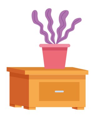 Ofis ve işyeri elemanları çizgi film