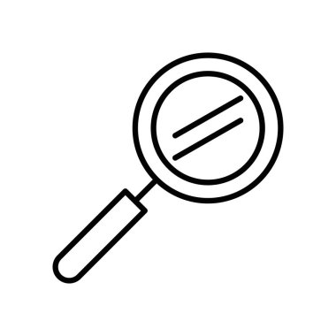 büyüteç izole edilmiş simge ara