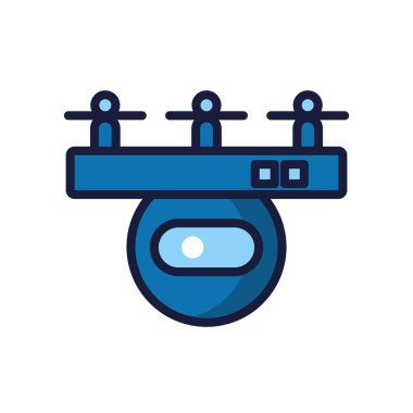 Robot cyborg teknolojisi simgeyi izole etti