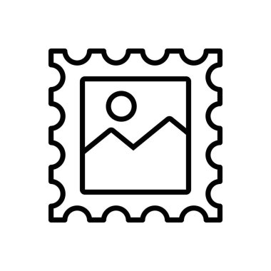 pul posta servisi izole edilmiş simgesi