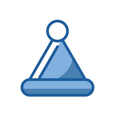 Mutlu noeller Noel baba şapka ikonu