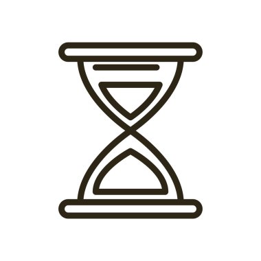 Kum saati aygıtı izole edilmiş simge