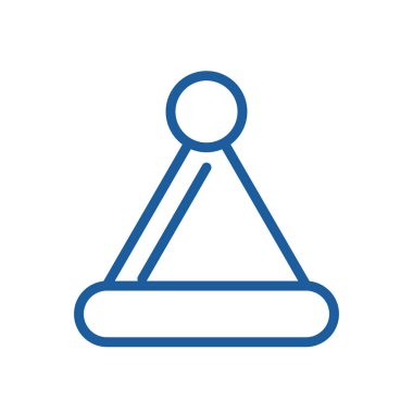 Mutlu noeller Noel baba şapka ikonu