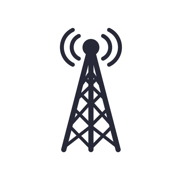 Antena com sinal de conexão wifi —  Vetores de Stock