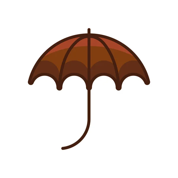 Аксесуар захисту парасольки ізольована піктограма — стоковий вектор