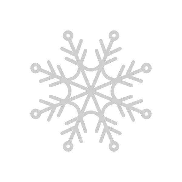 mutlu neşeli Noel kar tanesi simgesi