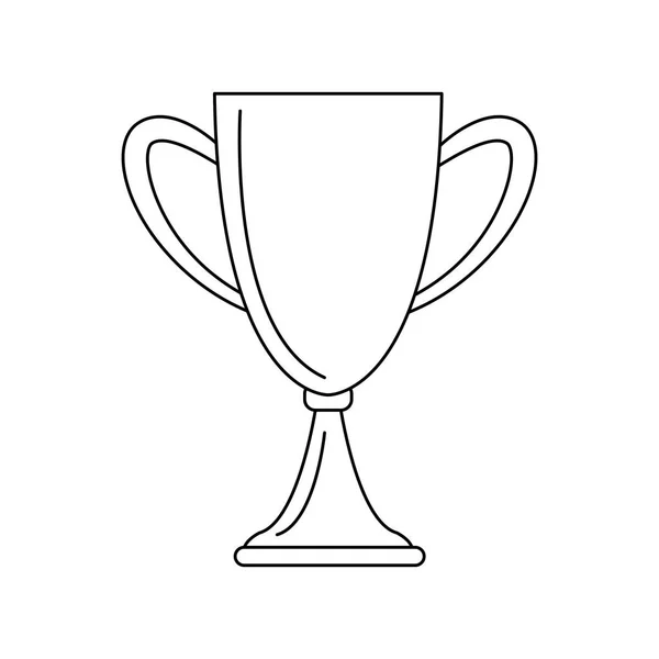 Obraz ikony trofeum, płaska konstrukcja — Wektor stockowy
