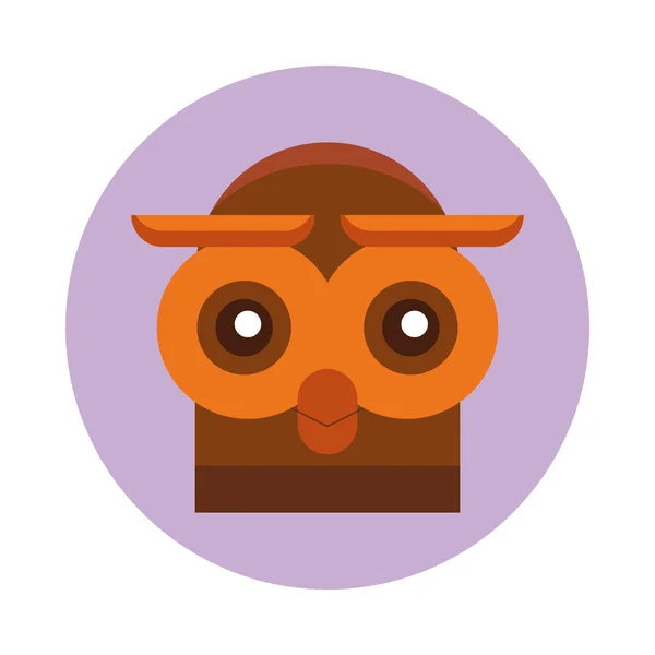 Персонаж благодарения головы птицы-индейки — стоковый вектор
