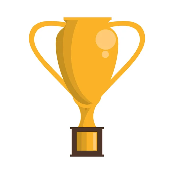 Sport jeu trophée coupe championnat symbole — Image vectorielle