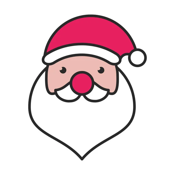 Merry christmas santa claus character — Stock Vector
