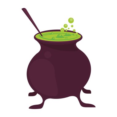 Cadılar bayramı cadı kazanı ikonu