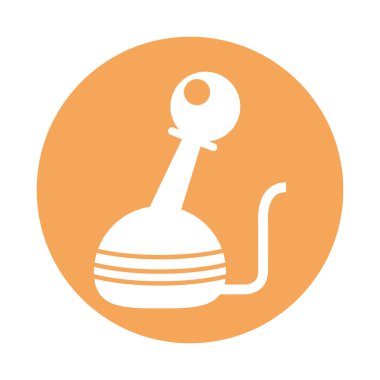 Video oyunu joystick kontrol kolu simgesi