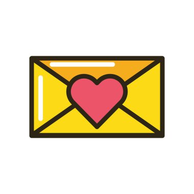 Mutlu sevgililer günü zarfları.