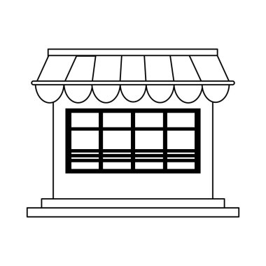 siyah beyaz teslimat ticaret online satış karikatür