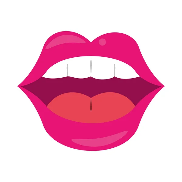 Pop arte boca diseño — Archivo Imágenes Vectoriales
