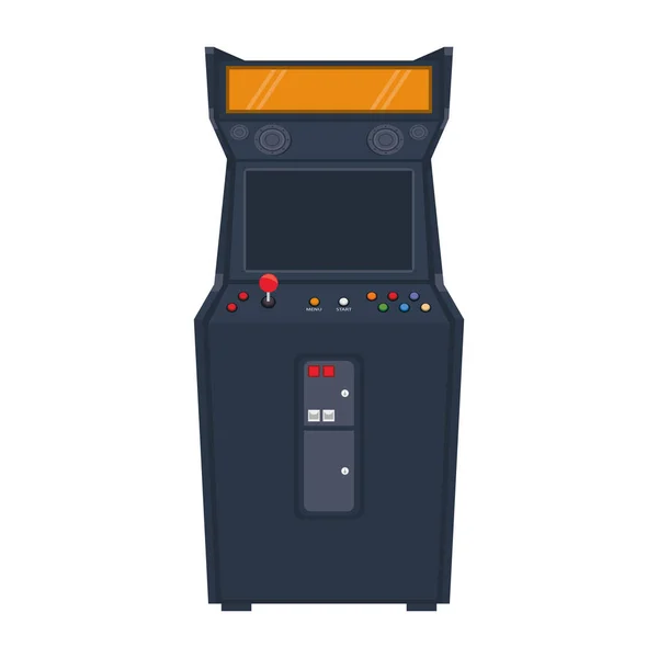 Rétro arcade console classique de jeu vidéo — Image vectorielle