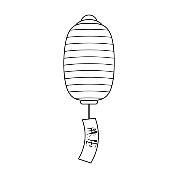 Design chinesischer Laternen — Stockvektor