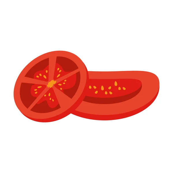 Tomatenscheiben-Design — Stockvektor