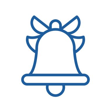 Mutlu Noeller çan dekorasyon ikonu