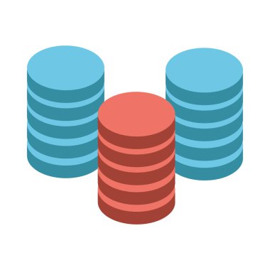 Veri Merkezi diskleri izole simgesi