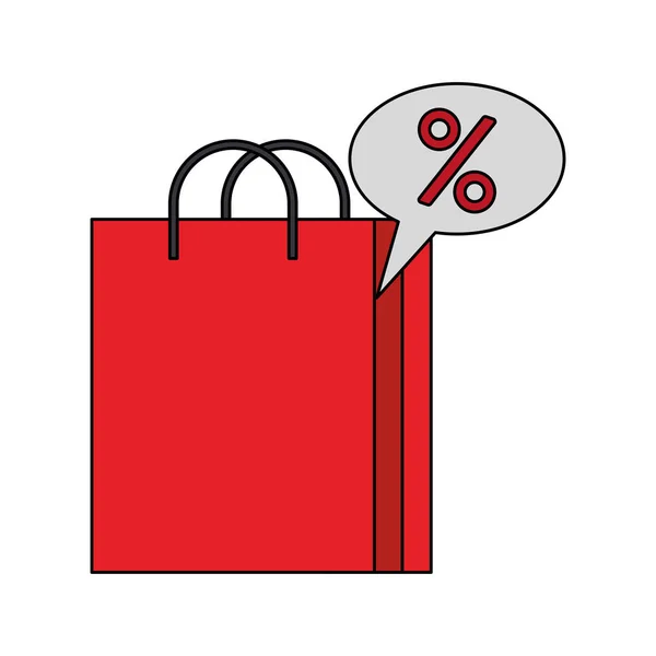 Shopping retail sale store cartoon — Stock Vector
