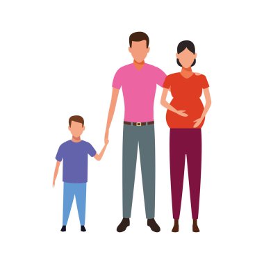 Avatar hamile kadın ve aile tasarımı