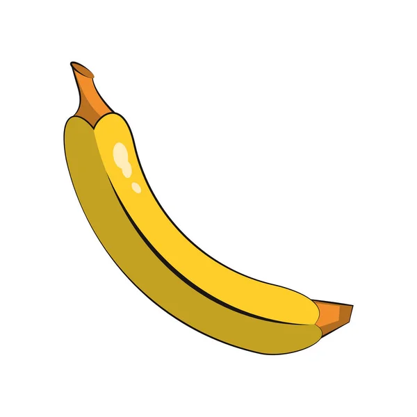 Design von Bananenfrüchten — Stockvektor