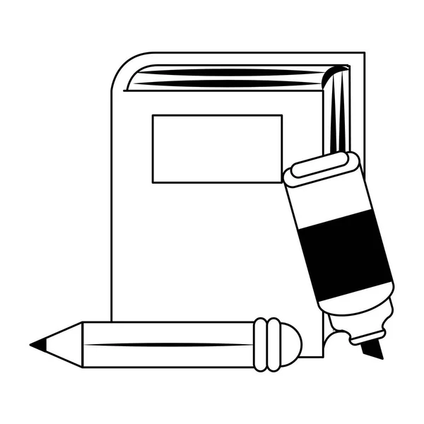 Bildung und Buchgestaltung — Stockvektor