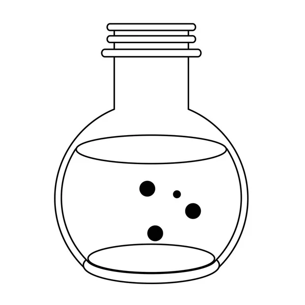 Cannabis martihuana sativa konopná kreslená černobílá — Stockový vektor