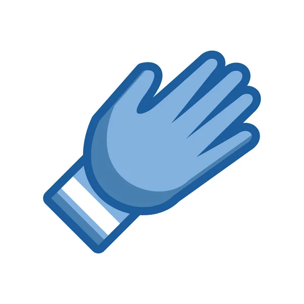Wesołych świąt rękawiczki ozdoba ikona — Wektor stockowy