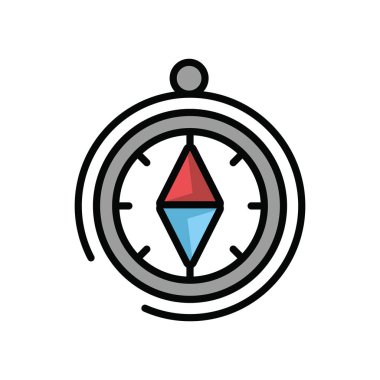 Pusula Kılavuzu aygıtı izole simgesi