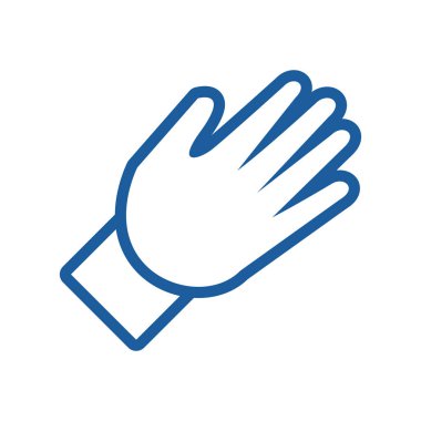 Mutlu noeller eldiven dekorasyon ikonu