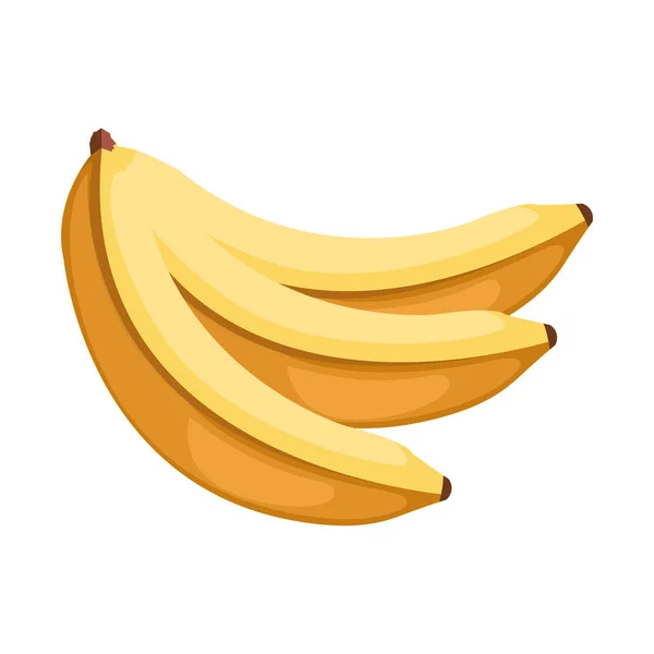 Bananas fruit icon image — ストックベクタ