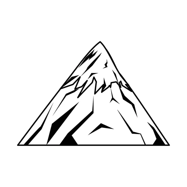 Montaña fuji icono — Vector de stock