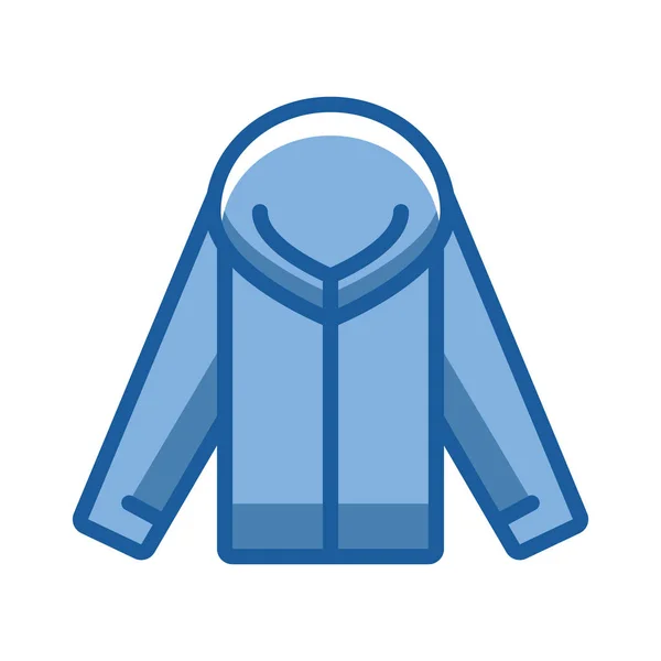 Manteau pull hiver vêtements saisonniers — Image vectorielle