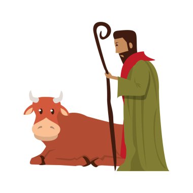 mutlu noel doğuş hıristiyan karikatür
