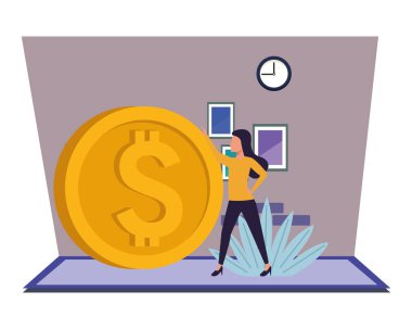 Büyük parası olan yönetici bir iş kadını.