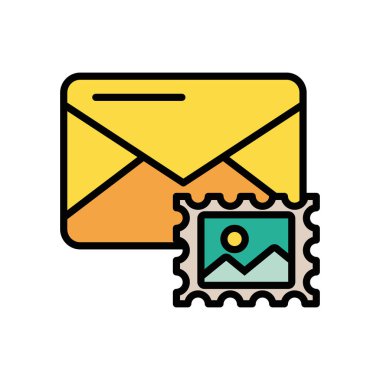 Posta servisi damgalı zarf postası