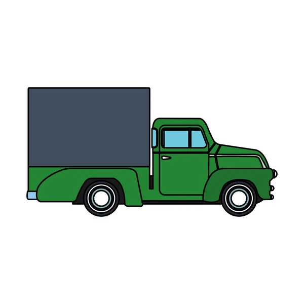 Granja camioneta icono — Vector de stock