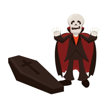 cadılar bayramı ekim korkunç kutlama karikatür