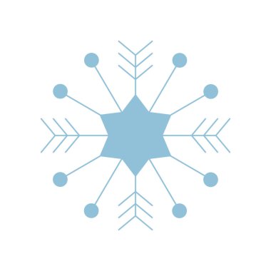 mutlu neşeli Noel kar tanesi simgesi