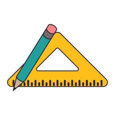 Manga yöneticisi ve kalem izole simgesi