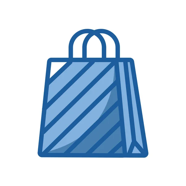 Shopping Bag handvat geïsoleerd icoon — Stockvector