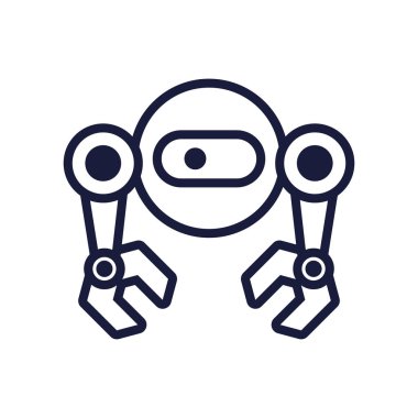 Robot cyborg teknolojisi simgeyi izole etti