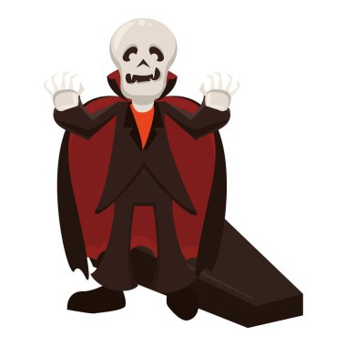 cadılar bayramı ekim korkunç kutlama karikatür