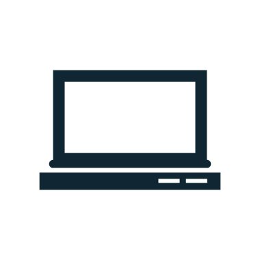 dizüstü bilgisayar taşınabilir izole simgesi