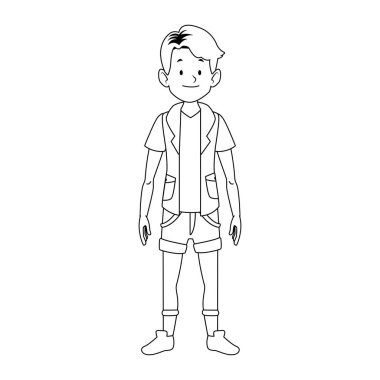 katoon mutlu adam ikon ayakta