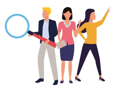 Araçları ile Yönetici iş çalışanları